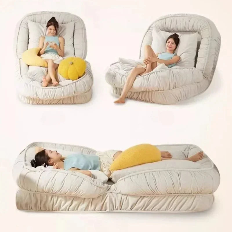 Klapp liege Sonnen liegen Chaiselongue entspannende Liege Wohnzimmer Stuhl tragbares Bett Sofa Tatami Stühle Boden Sitzmöbel