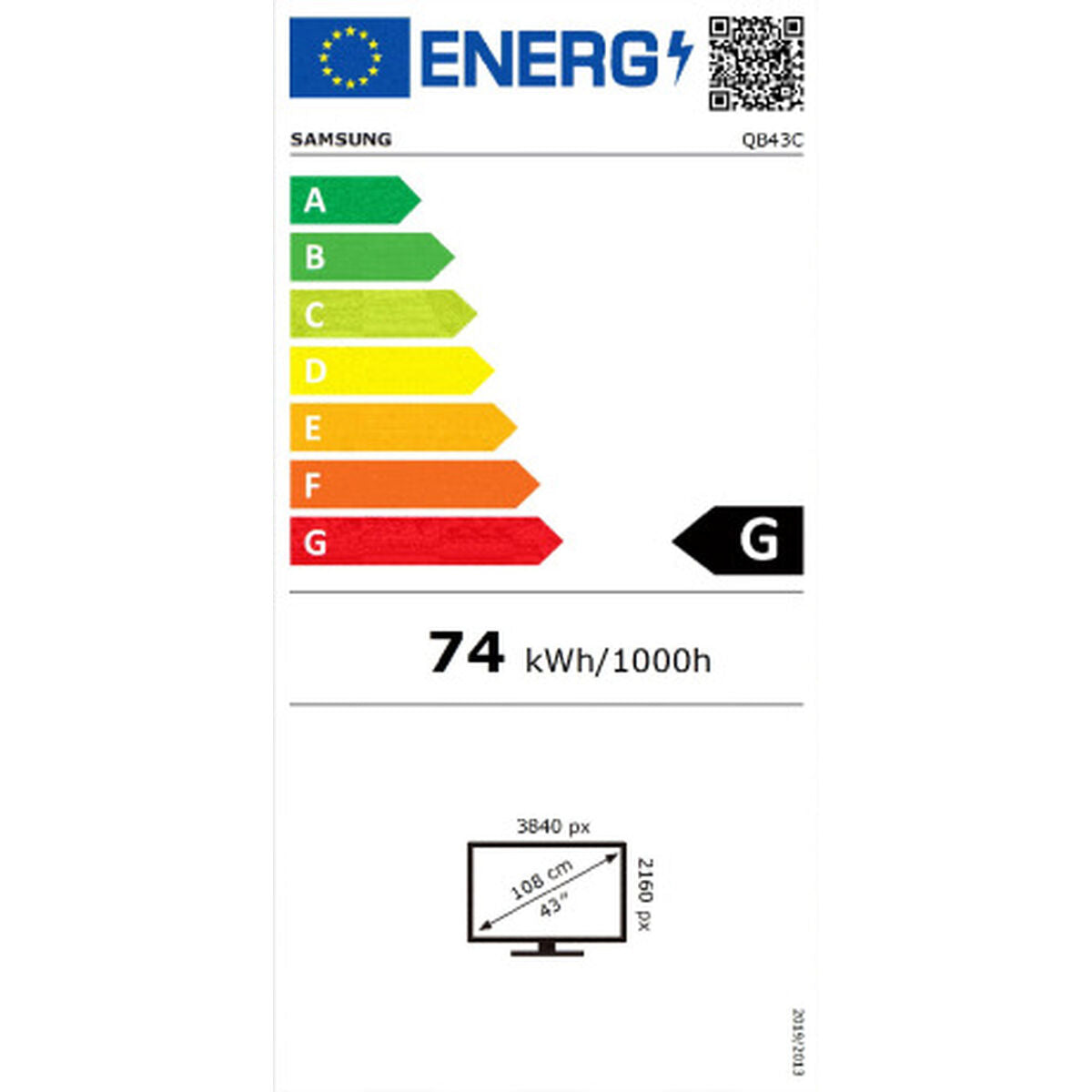 Samsung Smart Tv Samsung Lh43Qbcebgcxen 4K Ultra Hd 65&quot; 43&quot; Led