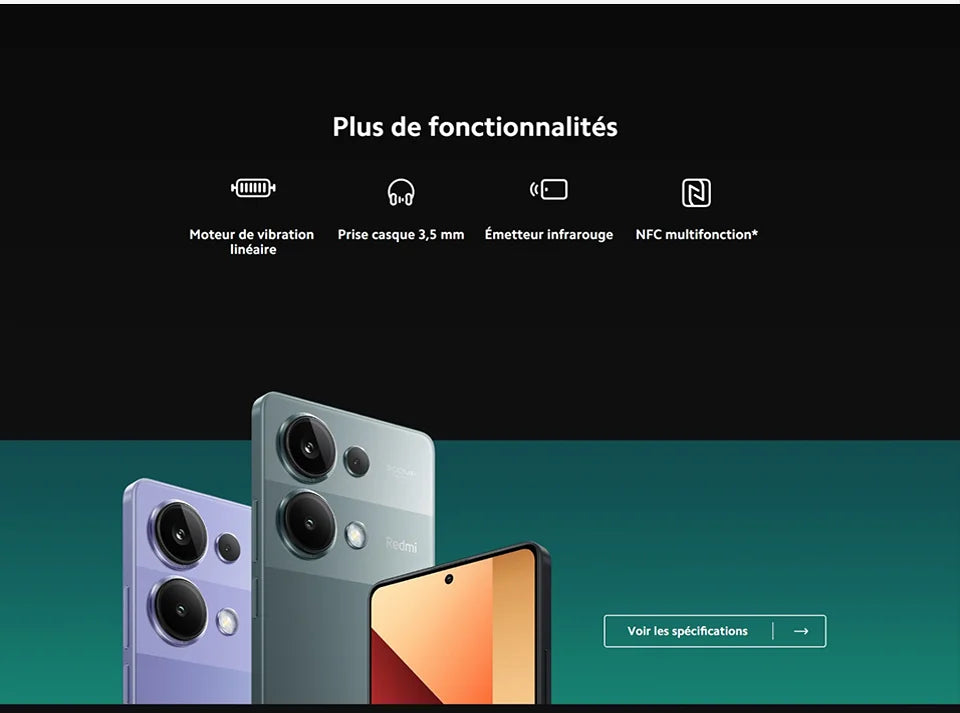 Xiaomi redmi note 13 pro 4g smartphones nfc amole bildschirm fhd 120hz ladung 67w foto 200mp gerät globale version