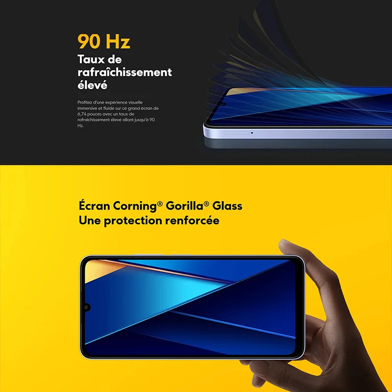 POCO C65,NFC, handy,   256GB, 6,74 Zoll Bildschirm, MediaTek Helio G85 Prozessor, 50MP Kamera + 8MP Kamera, 90Hz, 5000mAh