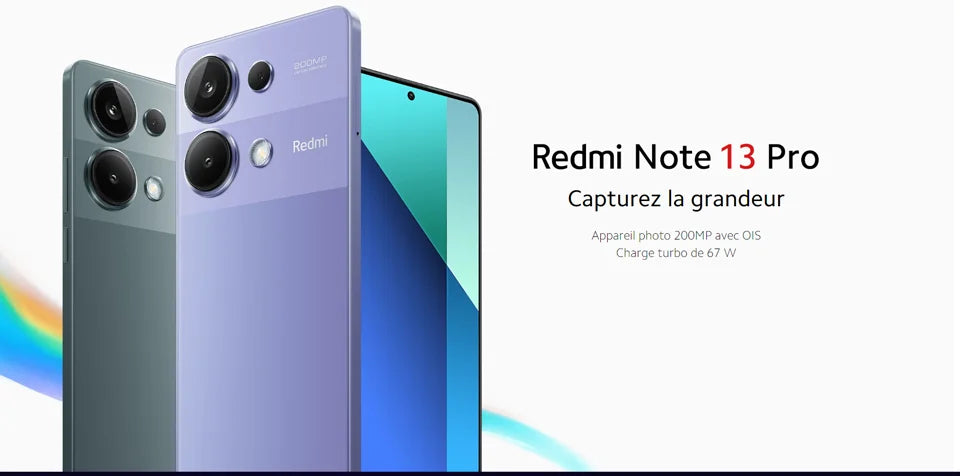 Xiaomi redmi note 13 pro 4g smartphones nfc amole bildschirm fhd 120hz ladung 67w foto 200mp gerät globale version