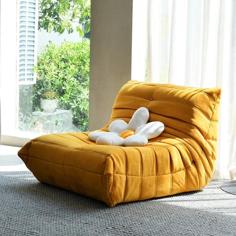 Nordic Einzel Sofa Faul Tatami Wohnzimmer Schlafzimmer Gaming Sofa Einzigen Raupe Home Möbel