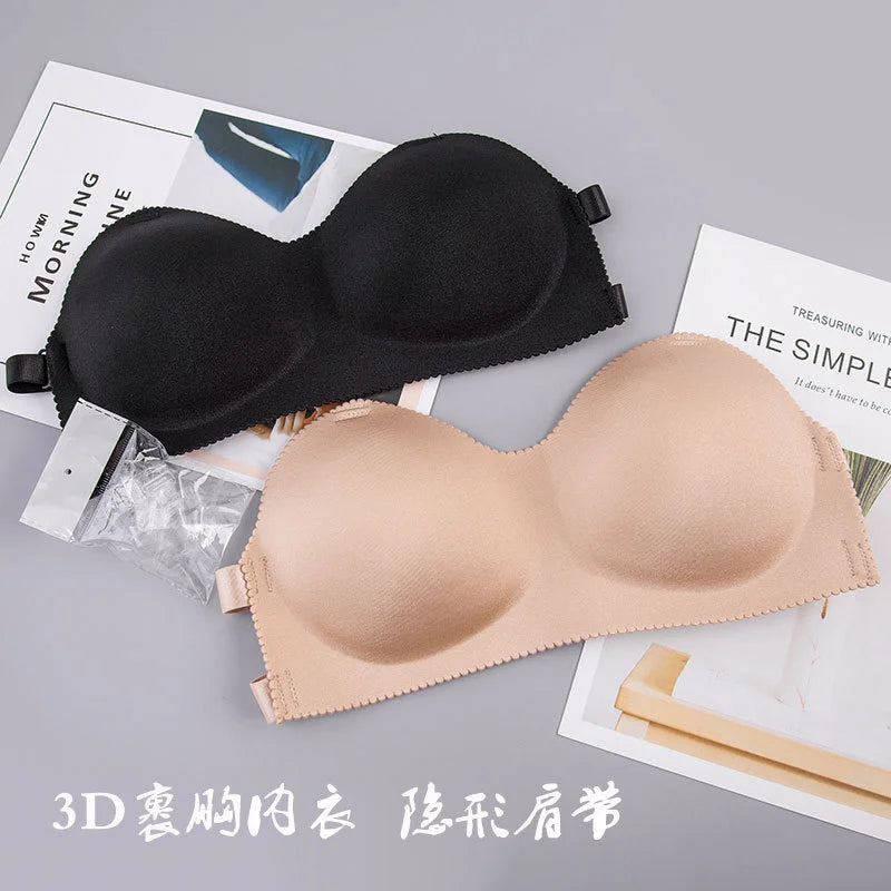 3D sexy Dessous nahtlosen Sport-BH u Typ rücken freie träger lose Top-BH Push-up Bra lette Büstenhalter Frauen Unterwäsche yj2002