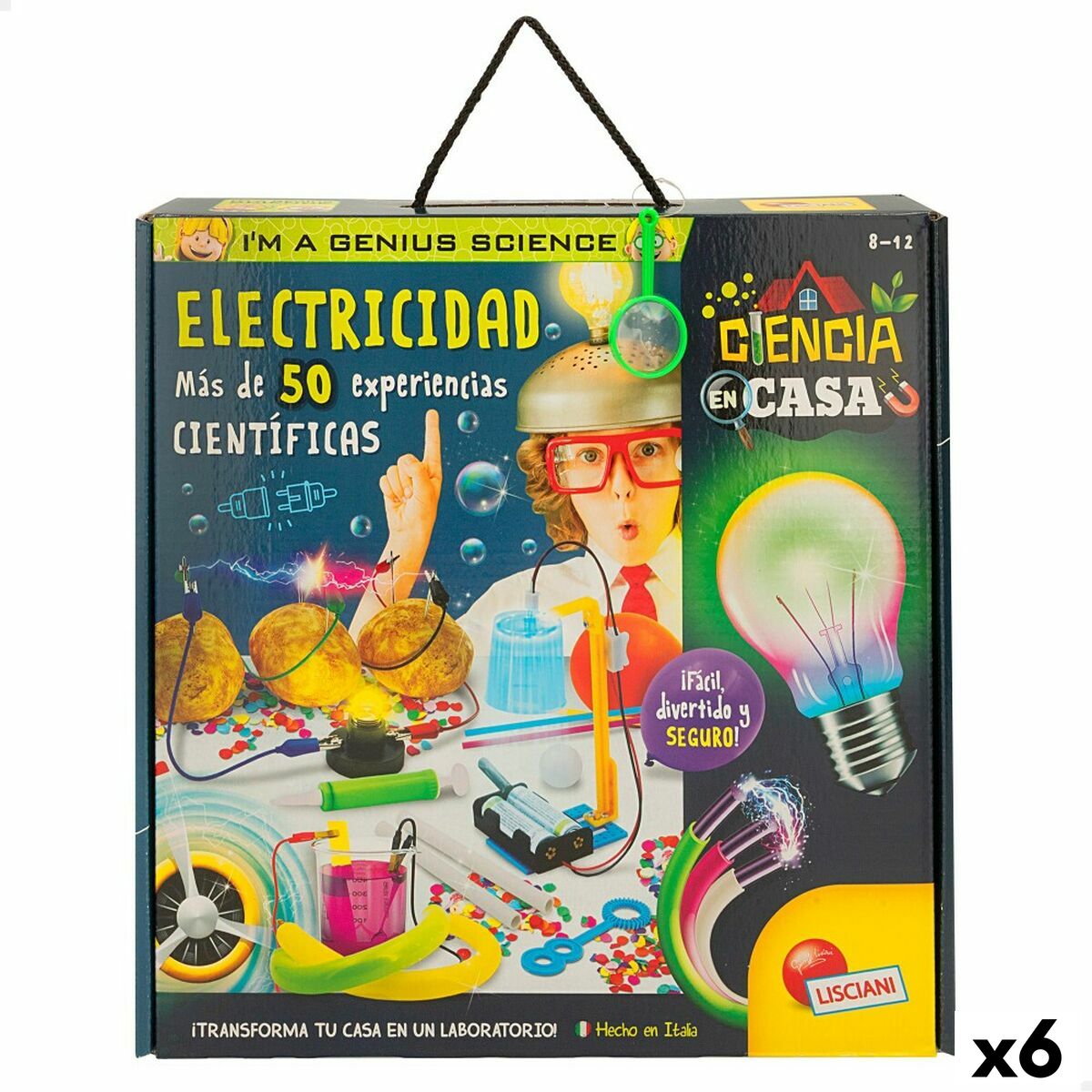 Lisciani Wissenschaftsspiel Lisciani Electricidad Es (6 Stück)