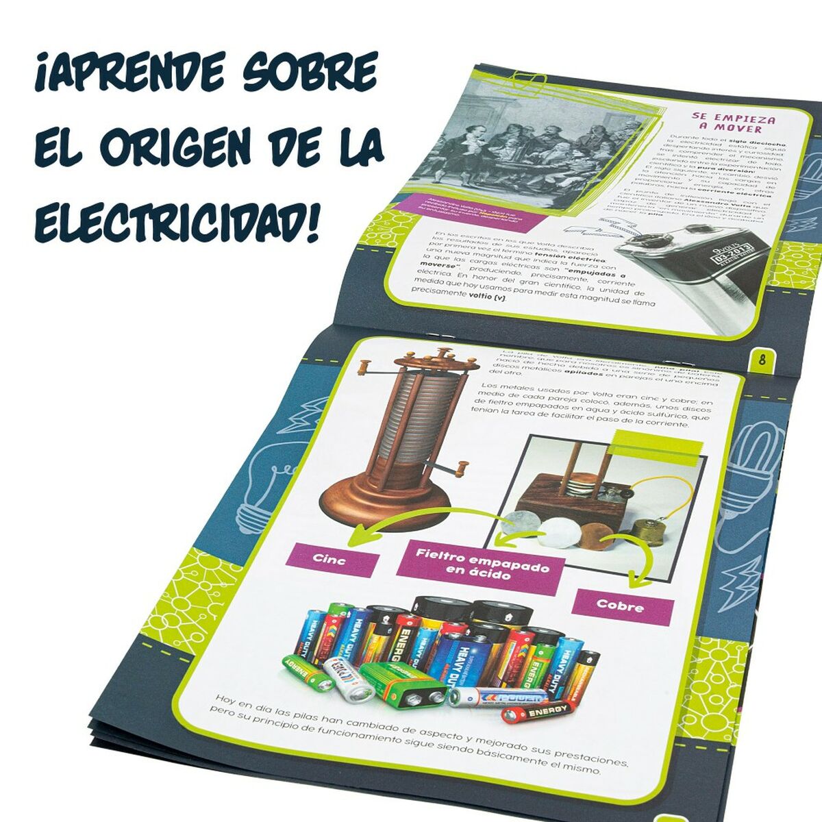 Lisciani Wissenschaftsspiel Lisciani Electricidad Es (6 Stück)