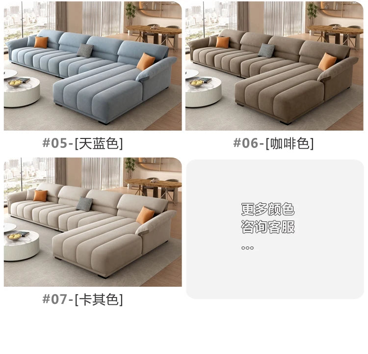 Luxuriöses europäisches Sofa für Wohnzimmer, minimalistisches modulares Sofa, bequeme Lounge, Divano Soggiorno Di Lusso, Raumdekoration