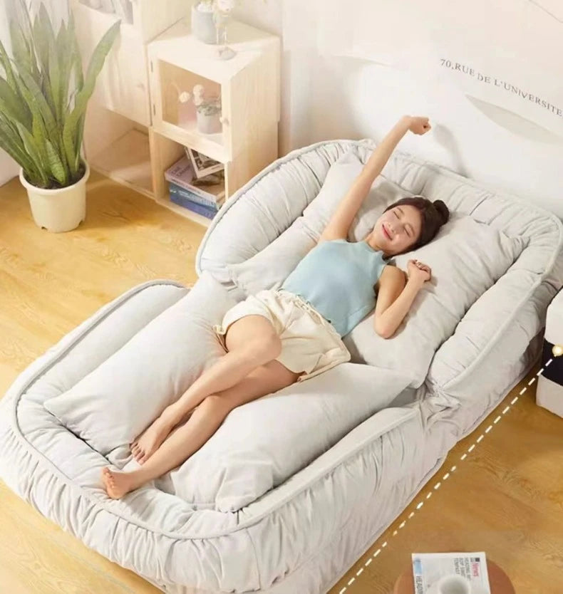 Klapp liege Sonnen liegen Chaiselongue entspannende Liege Wohnzimmer Stuhl tragbares Bett Sofa Tatami Stühle Boden Sitzmöbel