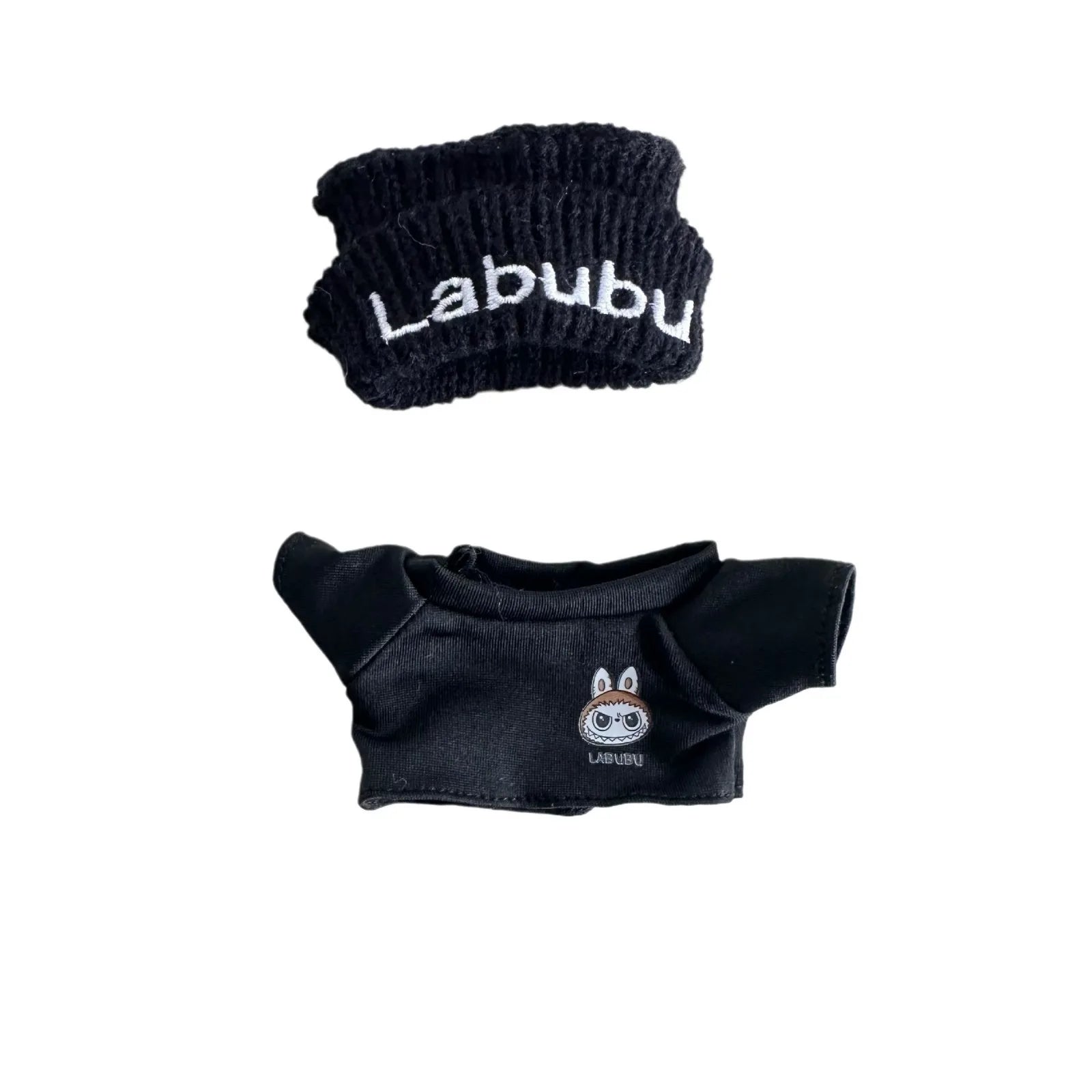 17 cm Labubu I II Nette Plüsch Puppe Kleidung Idol Puppen Sitzen Party Weihnachten Kleidung Pullover Zubehör Für Korea Kpop exo