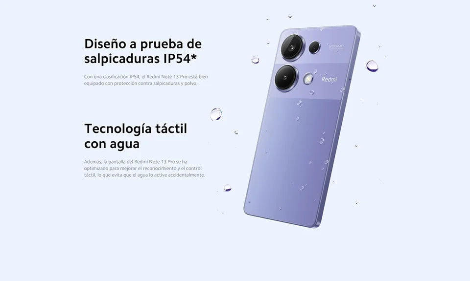 Xiaomi redmi note 13 pro 4g smartphones nfc 120 hz amoled fhd bildschirm 67 w 5000 mah 200 mp kamera globale version