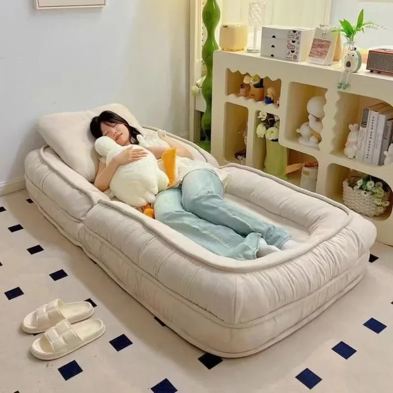 Klapp liege Sonnen liegen Chaiselongue entspannende Liege Wohnzimmer Stuhl tragbares Bett Sofa Tatami Stühle Boden Sitzmöbel