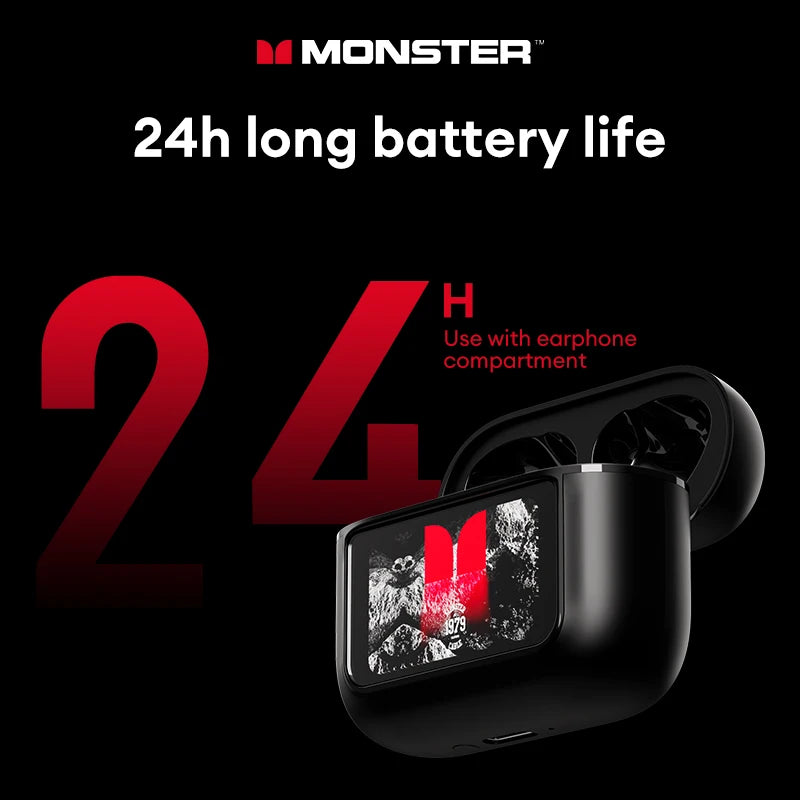 Choice Monster QM20 True Wireless Bluetooth 5.4 Headset Long Endurance Kopfhörer HIFI Sound Hochwertige Kopfhörer mit Mikrofon Neu