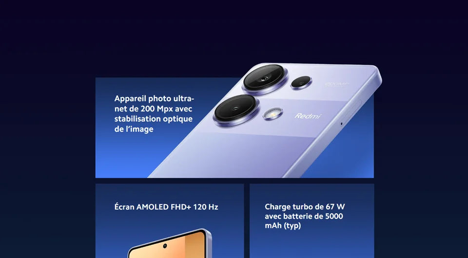 Xiaomi redmi note 13 pro 4g smartphones nfc amole bildschirm fhd 120hz ladung 67w foto 200mp gerät globale version