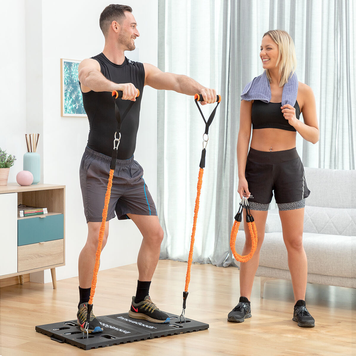 Innovagoods Integriertes Tragbares Trainingssystem Mit Übungsanleitung Gympak Max Innovagoods