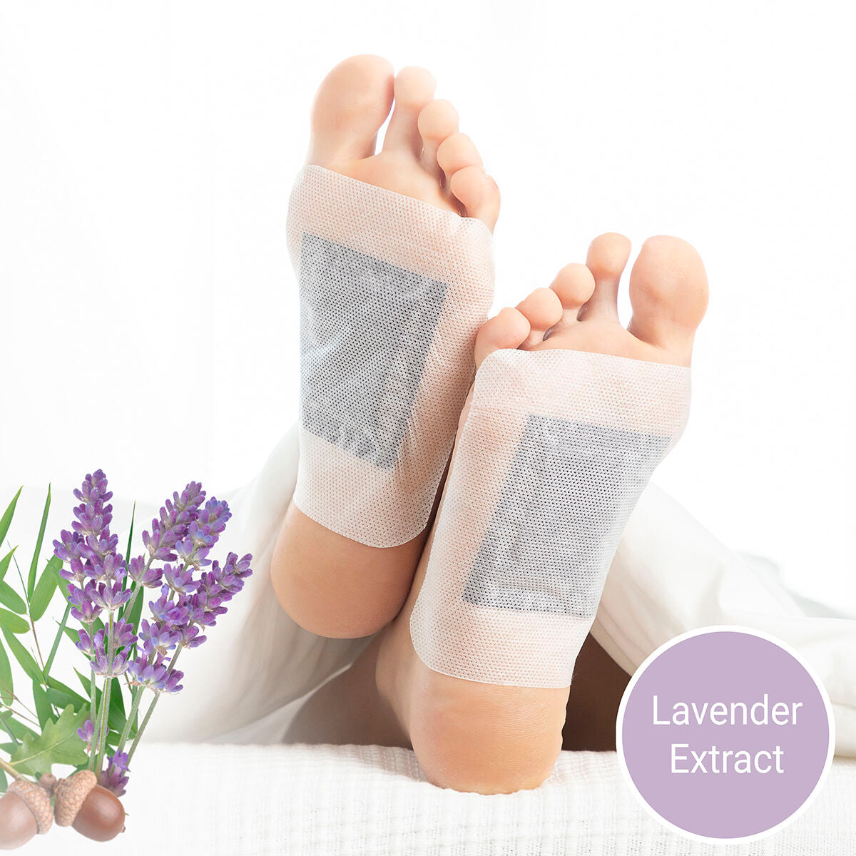 Innovagoods Detox Fußpflaster Lavender Innovagoods 10 Stück