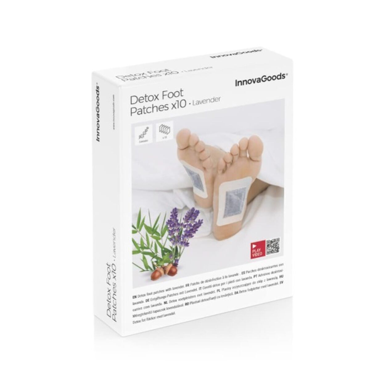 Innovagoods Detox Fußpflaster Lavender Innovagoods 10 Stück