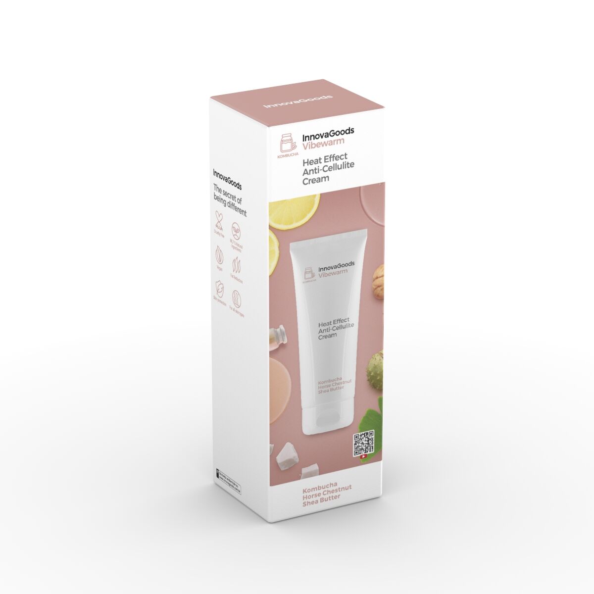 Innovagoods Anti-Cellulite-Creme Mit Wärmeeffekt Kombucha Vibewarm Innovagoods 200 Ml